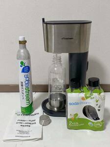 soda stream 2×0.5L ソーダストリーム 家庭用炭酸水メーカー 炭酸生成器 炭酸ガスボンベ 60L