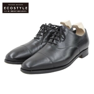 美品 John Lobb ジョンロブ CITY II ストレートチップ シューズ メンズ ブラック 6E