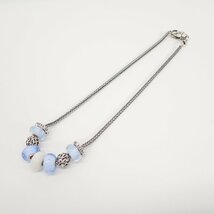 【美品】TROLLBEADS トロールビーズ 925S ガラス/天然石/シルバービーズ・クラスプ・チェーンネックレス 計11点_画像2