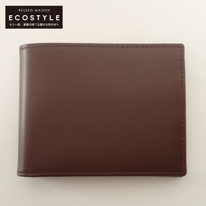 新品同様 ETTINGER エッティンガー BH141JR BILLFOLD 3 C/C ＆ COIN PURSE ブライドルレザー 二つ折り財布（小銭入れあり）