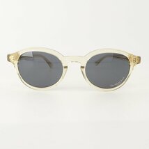 【1円/美品】 The Silent Soul ザ サイレント ソウル イエロー TSS BOSTON YELLOW CLEAR FRAME GRAY LENS サングラス_画像2