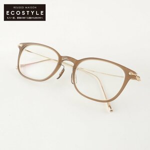 【1円/美品】 OLIVER GOLDSMITH オリバーゴールドスミス ゴールド エラン メガネ 度入り 眼鏡 48□21-145