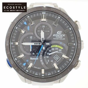 1円 CASIO カシオ EDIFICE EQB-501 ブラック文字盤 タフソーラー 腕時計