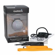 1円 GARMIN ガーミン 235J ForeAthlete ランニングスマートウォッチ 腕時計 ブラックxオレンジ_画像7