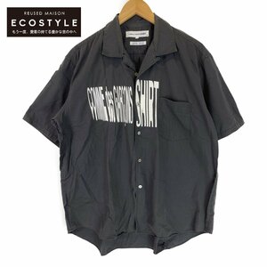 1円 COMME des GARCONS SHIRT コムデギャルソンシャツ バーコードロゴ シャツ トップス M メンズ