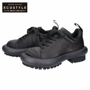 【美品】ENFOLD エンフォルド 300GA255-2010 TUBE-SOLE SNEAKERS チューブソール スニーカー シューズ 36 ブラック レディース