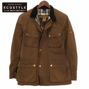 Belstaff ベルスタッフ ゴールドレーベル トライアルマスター コットン オイルドジャケット カーキ 44 ジャケット コットン メンズ 中古