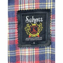 【美品/1円】SCHOTT ショット J604 ヴィンテージ加工 レザー 1st PLECE シングルライダース ジャケット S ブラック メンズ_画像4