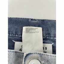 1円 Maison Margiela メゾンマルジェラ S30LA0053 12SS USED加工 スリム デニムパンツ ボトムス 44 グレー メンズ_画像4