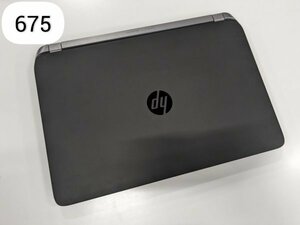 ジャンク扱い★HP ProBook 450 G2 i5-5200U 2.2GHz 15.6型 テンキーあり メモリ4GB・ストレージなし★No.675