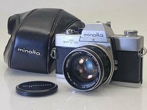 ★R51228　MINOLTA ミノルタ SRT 101　MC ROKKOR-PF　58mm　F1.4　ケース付き ★