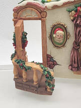 R51206　陶器製　オブジェ　置物　サンタクロース　雪だるま　スノーマン　ハウス　クリスマス　テーブル　飾り　雑貨　現状渡し　_画像9