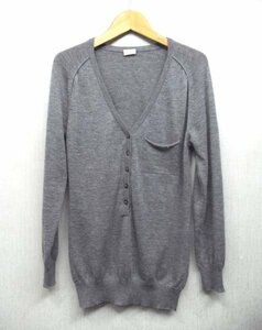 ★kiton /キートン ◎カシミヤ100%　ニット　セーター　グレー　38サイズ