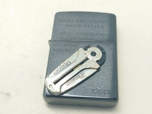 ZIPPO　ジッポ　フリントディスペンサー　アウトドア　FLINT DISPENSER　OUTDOOR　2000年製　ブラック　立体メタル