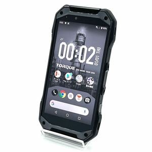 TORQUE G04 KYV46 ブラック au SIMロック解除済み 64GB Androidバージョン9 白ロム タフネス スマホ本体 送料無料 訳あり Y11MR