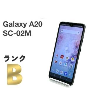 Galaxy A20 SC-02M ブラック docomo SIMフリー 32GB バージョン11 スマホ本体 送料無料 Y18MR