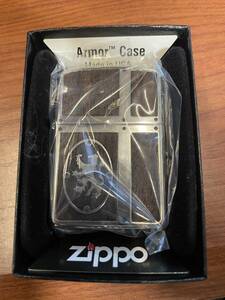 ジッポ zippo アーマー Armor ウッドインレイ ライオン 紋章 2006年