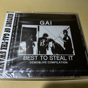 新品未開封　GAI 2枚組 CD『BEST TO STEAL IT〜DEMO&LIVE COMPILATION』54曲入　THE SWANKYS