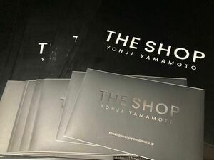 THE SHOP ヨウジヤマモト★クリアファイル＋ステッカー【各8枚】