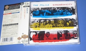 ♪♪高音質 SHM-CD！！　ポリス 名盤「シンクロニシティ SYNCRONICITY」帯付 2011盤 THE POLICE 80年代ロック 80's ♪♪