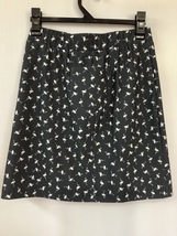 DIA ARROW 黒×白フラミンゴ柄スカート サイズM_画像2