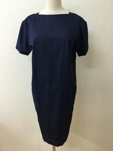鎌倉シャツ ネイビー コクーン型ワンピース サイズ40