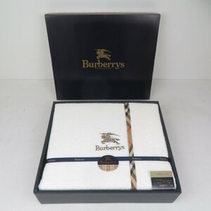 【新品未使用】 BURBERRY LONDON バーバリーロンドン タオルシーツ 140×240cm 寝具 シングル / 100 (SGF012576)