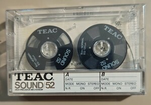 中古使用済みTEAC Sound52カセットテープ normal Position1本
