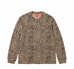 【未使用品】2023AW Supreme Small Box L/S Tee シュプリーム スモール ボックス ロンT Mサイズ レオパード 豹柄 長袖