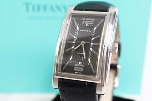 Tiffany & Co. AUTOMATIC Z0031.68 10A10A70A ティファニー 腕時計 グランド オートマチック 純正ベルト 現稼働品