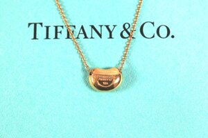 Tiffany＆CO ティファニー ビーンズ ネックレス ペレッティ ゴールド 750 K18 アクセサリー レディース