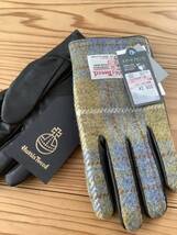 未使用・タグ付き　Harris Tweed ハリスツイード 　手袋　メンズ　難あり_画像1