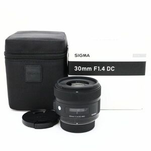 ☆良品・完動☆SIGMA 30mm F1.4 DC HSM Art ニコン用 Fマウント 付属品多数☆送料無料・保証付☆G483