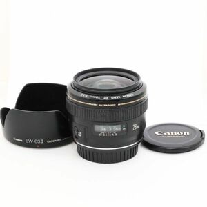 ☆美品・完動☆CANON EF 28mm F1.8 USM キヤノン 単焦点レンズ☆送料無料・保証付☆F660