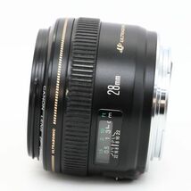 ☆美品・完動☆CANON EF 28mm F1.8 USM キヤノン 単焦点レンズ☆送料無料・保証付☆F660_画像6