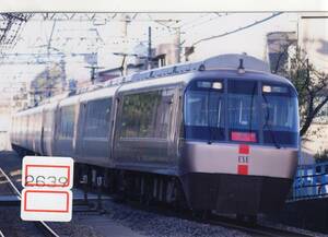 【鉄道写真】[2639]小田急 30000形 EXE NEW YEAR EXPRESS 2010年1月撮影、鉄道ファンの方へ、お子様へ