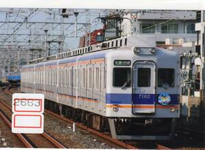 【鉄道写真】[2663]南海 7100系7162ほか ぷーるらんどRiOヘッド 2008年8月頃撮影、鉄道ファンの方へ、お子様へ