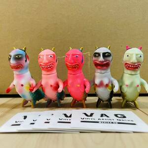 VAG ナマナリ人魚 5体セット VINYL ARTIST GACHA SERIES 10 BLOOD GUTS TOYS ちみどろトイ izumonster イズモンスター