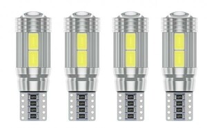 超爆光！4個セット キャンセラー内蔵 T16 T10 LED ルームランプ ポジション ナンバー灯 バックランプ ホワイト 5630 10smd /10