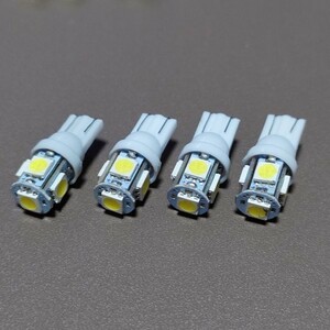 爆光！JJ1/2 N-VAN Lグレード エヌバン LED スモール ポジション ライセンス ナンバー灯 4点 T10 ホワイト ウェッジ球 12V /5