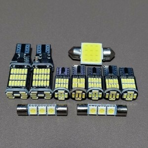 超爆光！SK9 新型 フォレスターT10 LED ルームランプ バックランプ ナンバー灯 10個セット ホワイト スバル /45/26/f3/t31