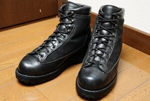 DANNER　ダナーライト 黒巻タグ　US7　ブラック　黒　　ゴアテックス　ブーツ　31400x