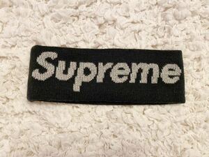 【1円スタート】【希少】Supreme / New Era Big Logo Headband Black ニュー エラ ヘアバンド ヘッドバンド ブラック 確実正規品 新品