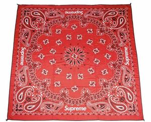 【1円スタート】Supreme / ENO Islande Nylon Blanket Red 縦 x 横 = 185 x 185cm ブランケット バンダナ キャンプ Camp