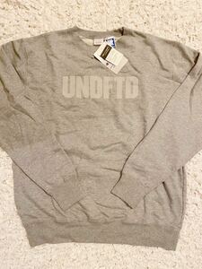 【1円スタート】【新品】UNDEFEATED × Champion sweat grey XL size スウェット グレー チャンピオン 確認正規品