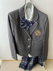 《未使用》 (フォーマルスクール) KIDS FORMAL 女児スクール E体 3点スーツ シャツ ジャケット スカート 165㎝ 《アウトレット》TAU1