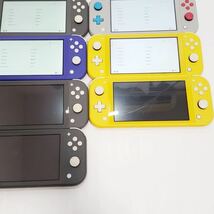 471) Nintendo Switch Lite 本体 10台 まとめ 動作未確認 ジャンク ニンテンドースイッチライト console HDH-001_画像5