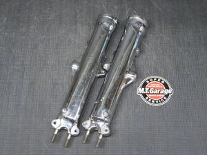 ホンダ CB750Four CB750K フロントフォークアウター左右set ボトムケース メッキ【080】USA-E-107