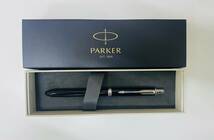 Y 筆記確認済み PARKER パーカーソネット 多機能ペン 黒ボールペン 赤ボールペン シャープペンシル 黒×シルバー 箱付き_画像1