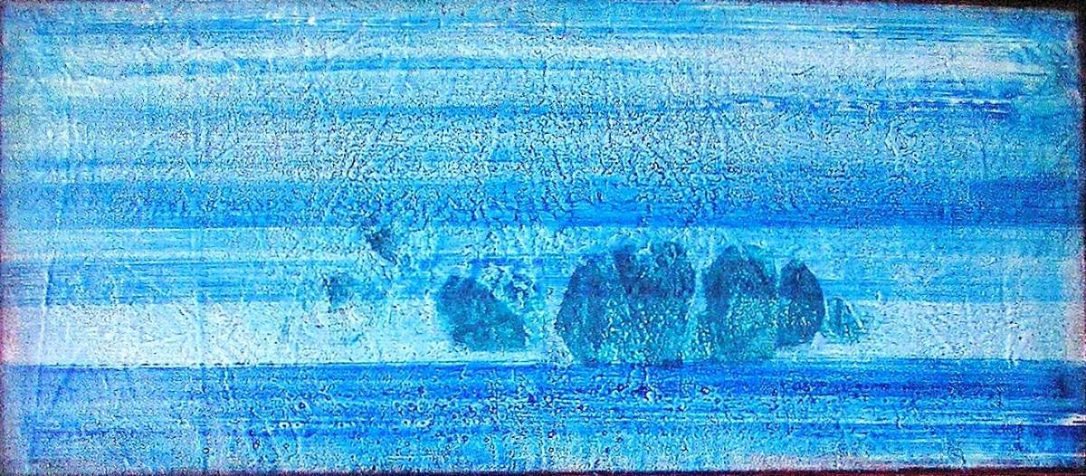 BLU/ZONE/2023/12/25/b, Painting, Oil painting, Abstract painting